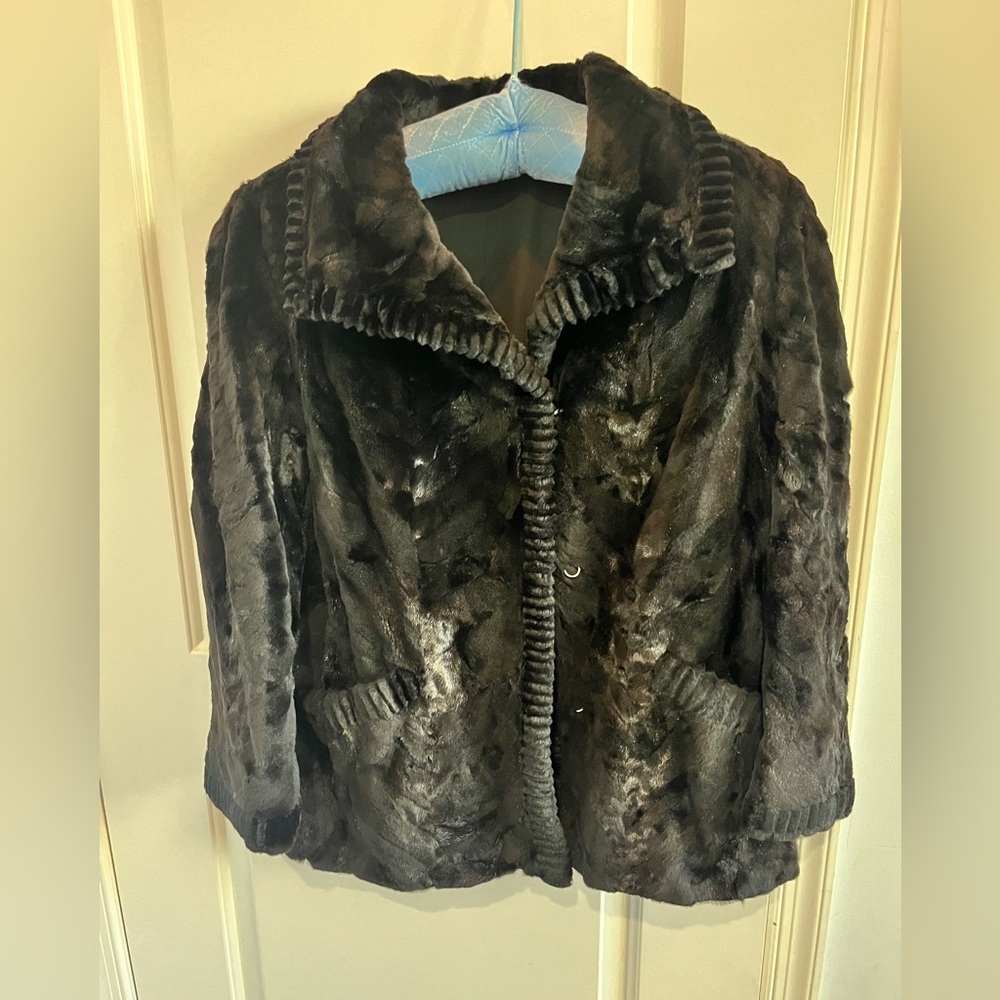 Fur and mink coat